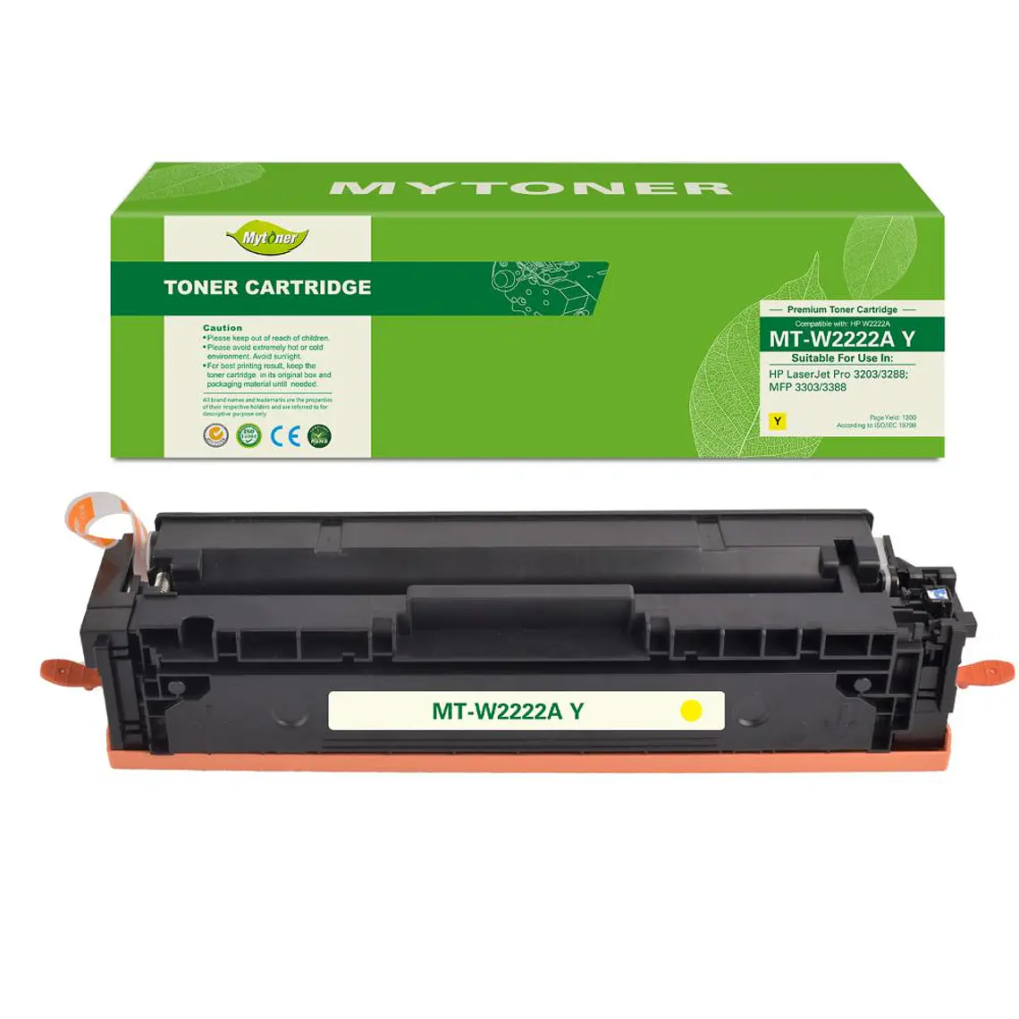 Pack 4 Toner Compatible HP 222A W2220A W2221A W2222A W2223A Negro + Color 4