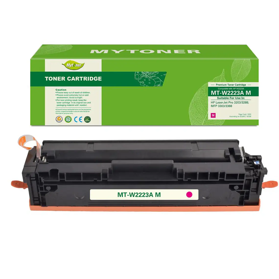 Pack 4 Toner Compatible HP 222A W2220A W2221A W2222A W2223A Negro + Color 5
