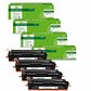 Pack 4 Toner Compatible HP 222A W2220A W2221A W2222A W2223A Negro + Color - Miniatura 1