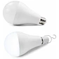 Ampolleta LED de Emergencia Recargable Wellmax Super Nova 9W E27 Luz Fría - Miniatura 2