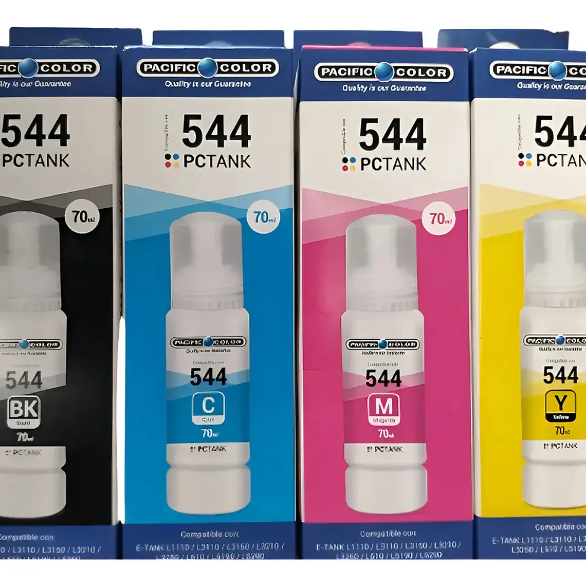Pack 4 Tintas Epson T544 Compatibles Alternativas CMYK 1