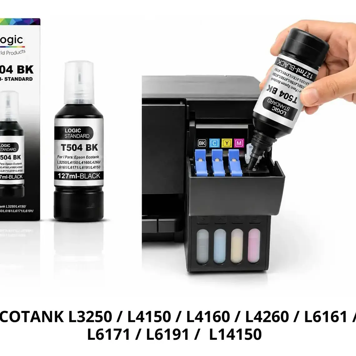 Tinta Alternativa Epson T504 70ml / 127ml – Logic 3