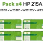 Pack 4 Toners Alternativos HP 215A (Negro + Colores) con chip - Miniatura 1