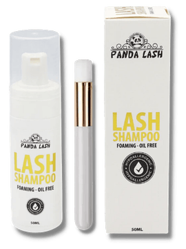 Lash shampoo Hipoalargénico con Lash Brush Pandalash Para Pestañas Y Cejas