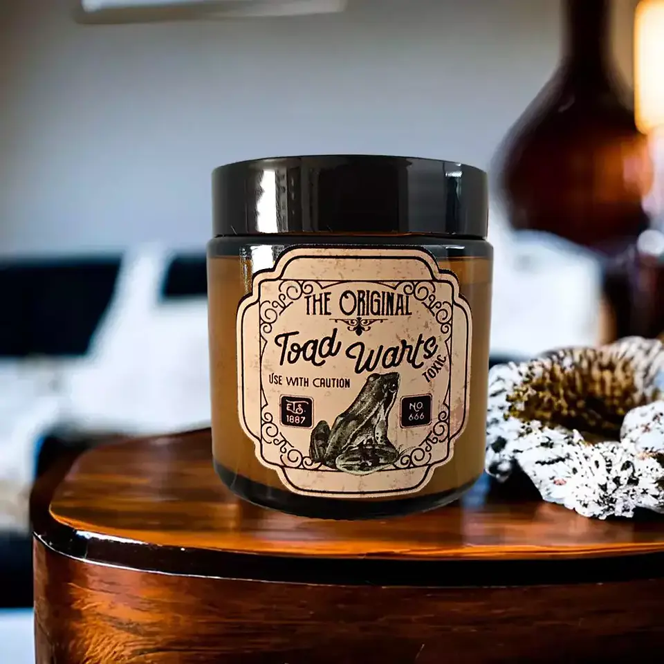 Vela Aromática Premium - Toad Warts - Hierbabuena, Romero y Limón 1