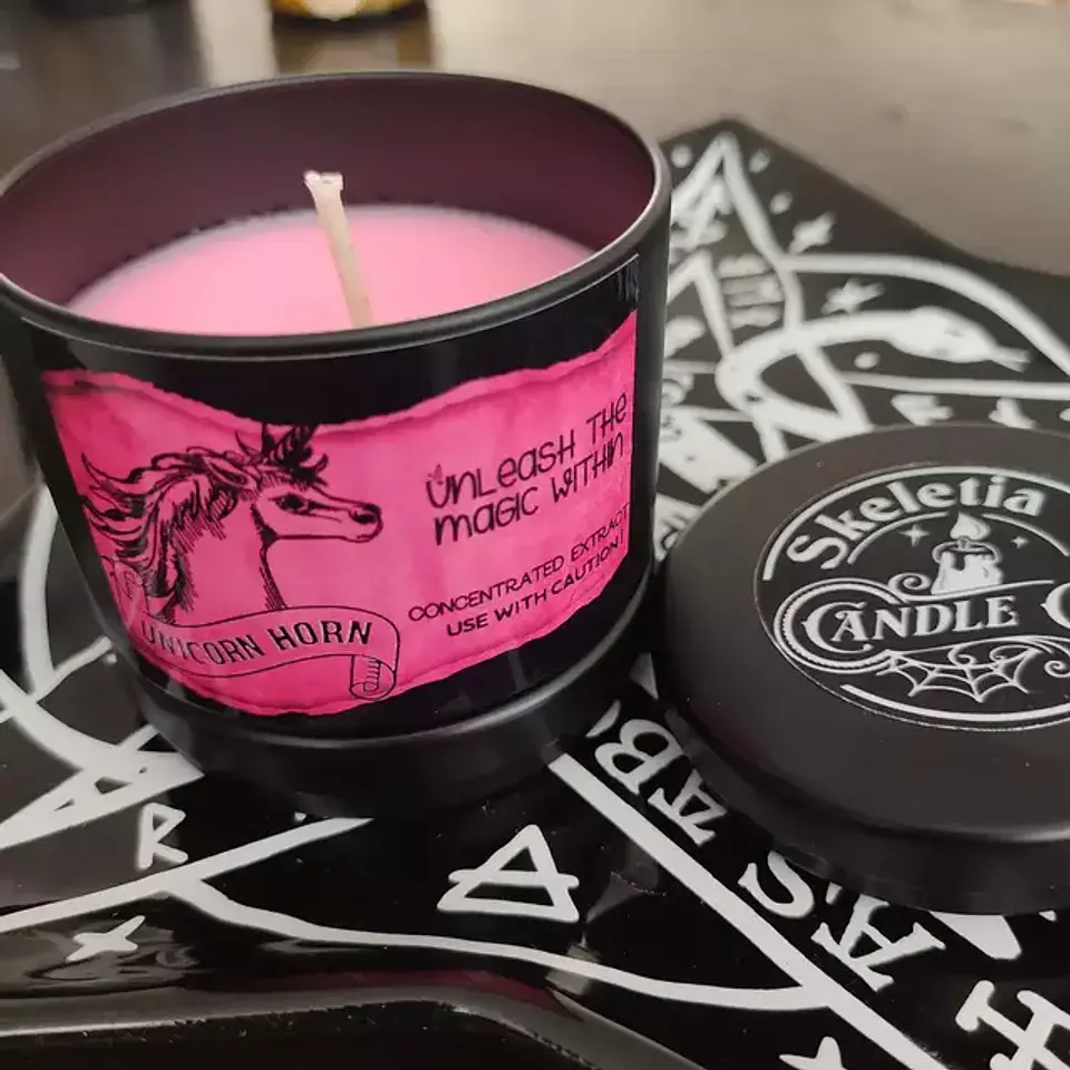 Vela Aromática - Unicorn Horn - Fresa 2