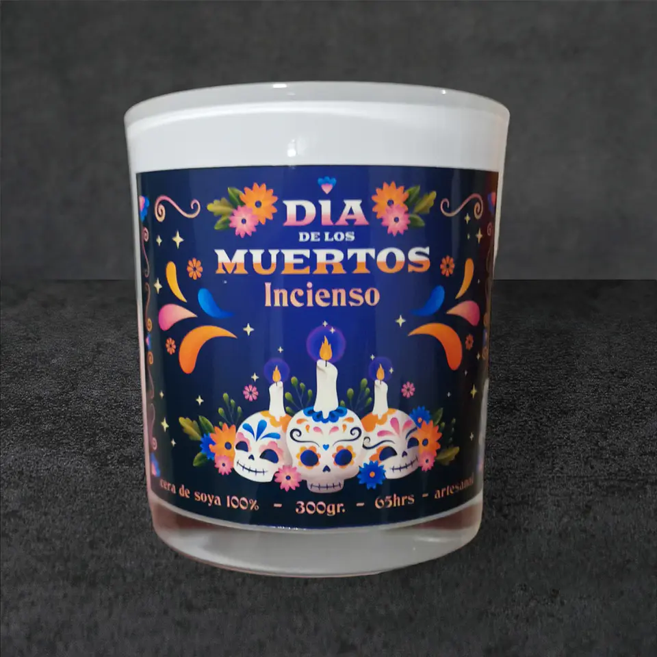Vela aromática - Incienso - Día de los Muertos 1