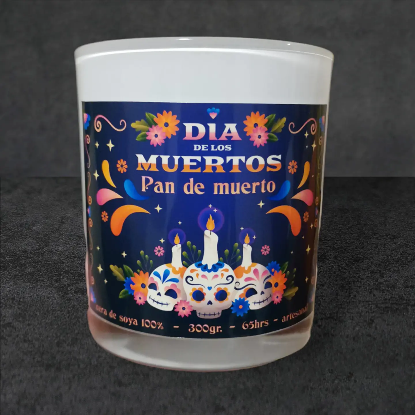 Vela aromática - Pan de muerto - Día de los Muertos 1