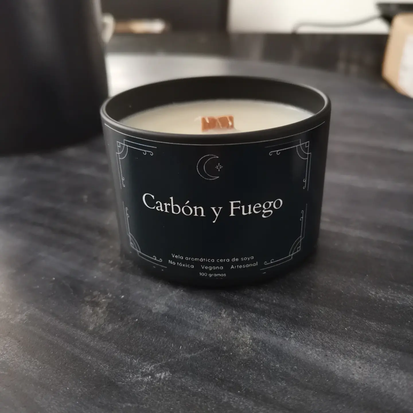 Vela Aromática - Carbón y Fuego 1