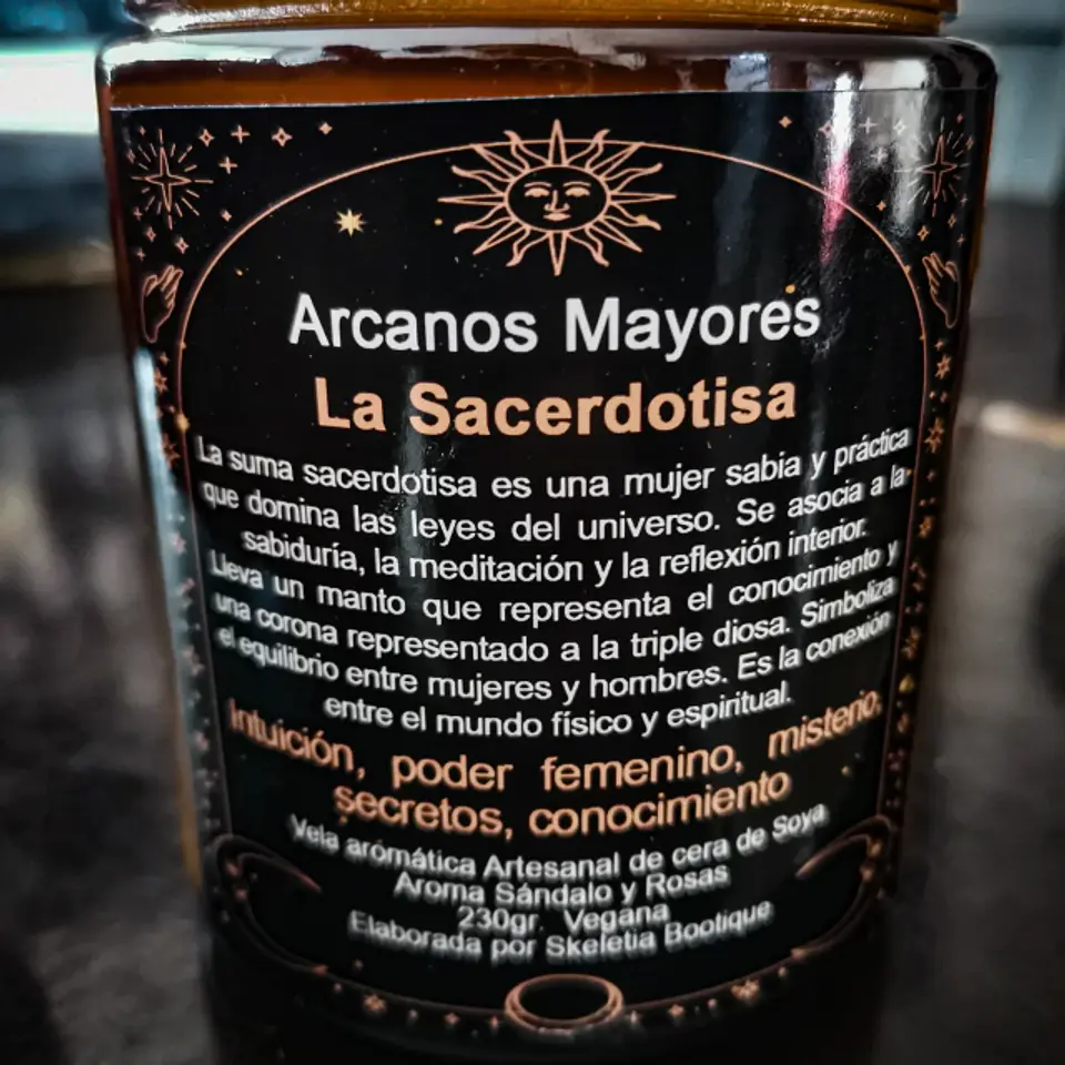 Vela Aromática - LA SACERDOTISA 2