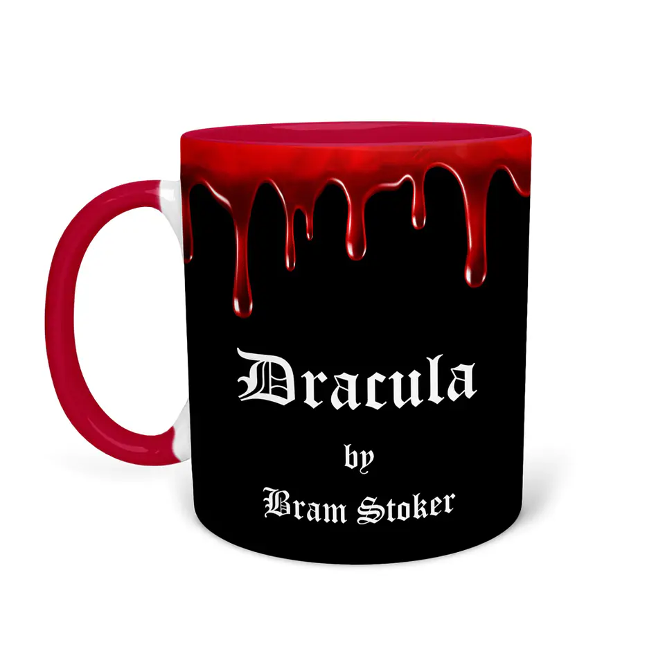 Taza Vampírica Sangrante Dracula Bram Stoker 2