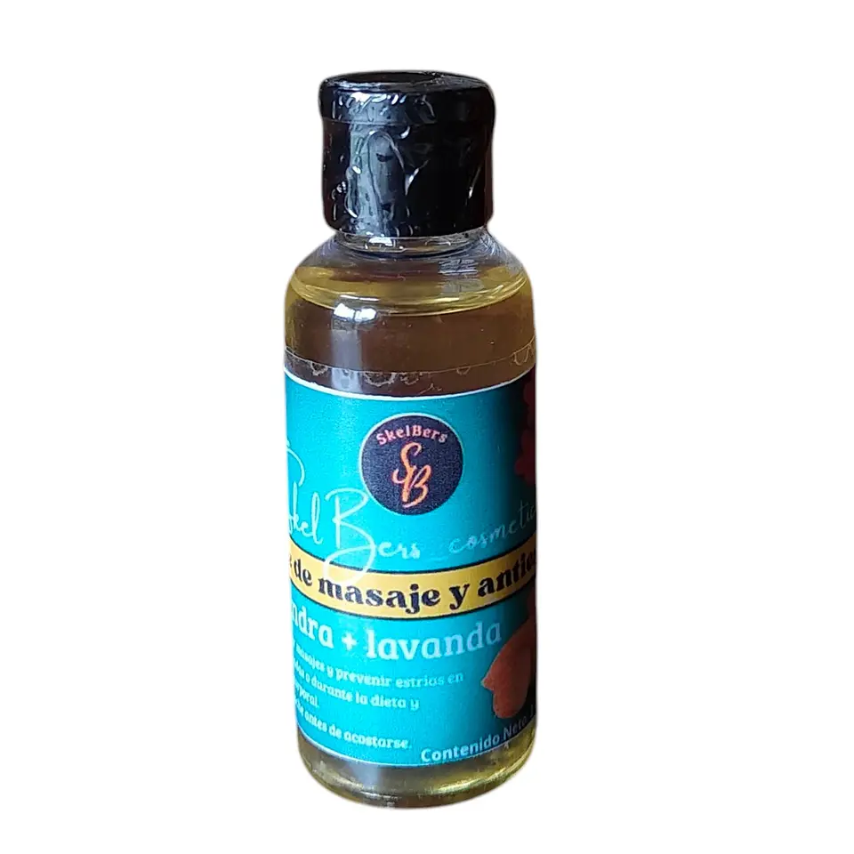 ACEITE DE MASAJE Y ANTIESTRÍA  3