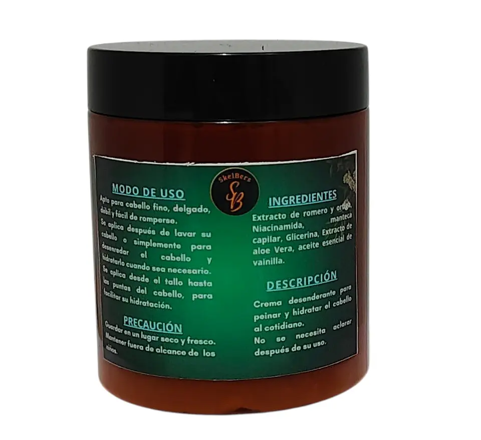 CREMA HIDRATANTE CAPILAR CABELLO DELGADO SECO POROSIDAD BAJA 2