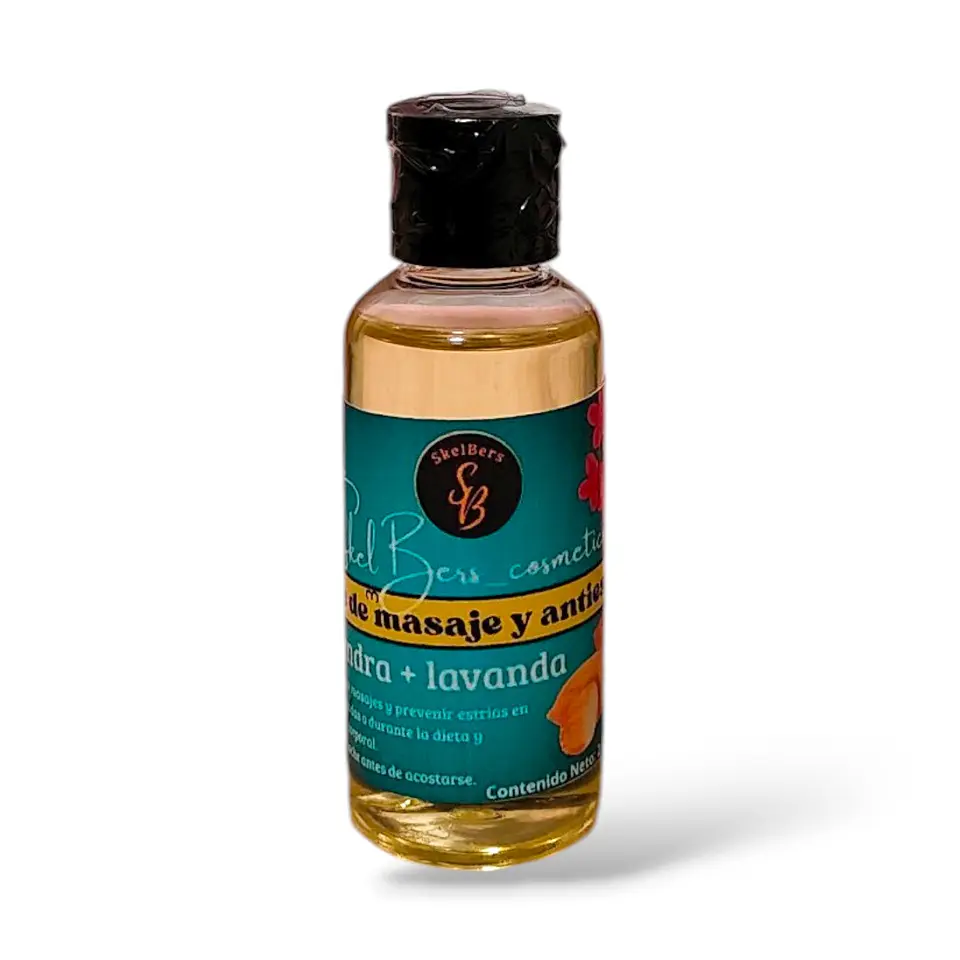 Aceite de masaje y antiestría para mujer embarazada 1