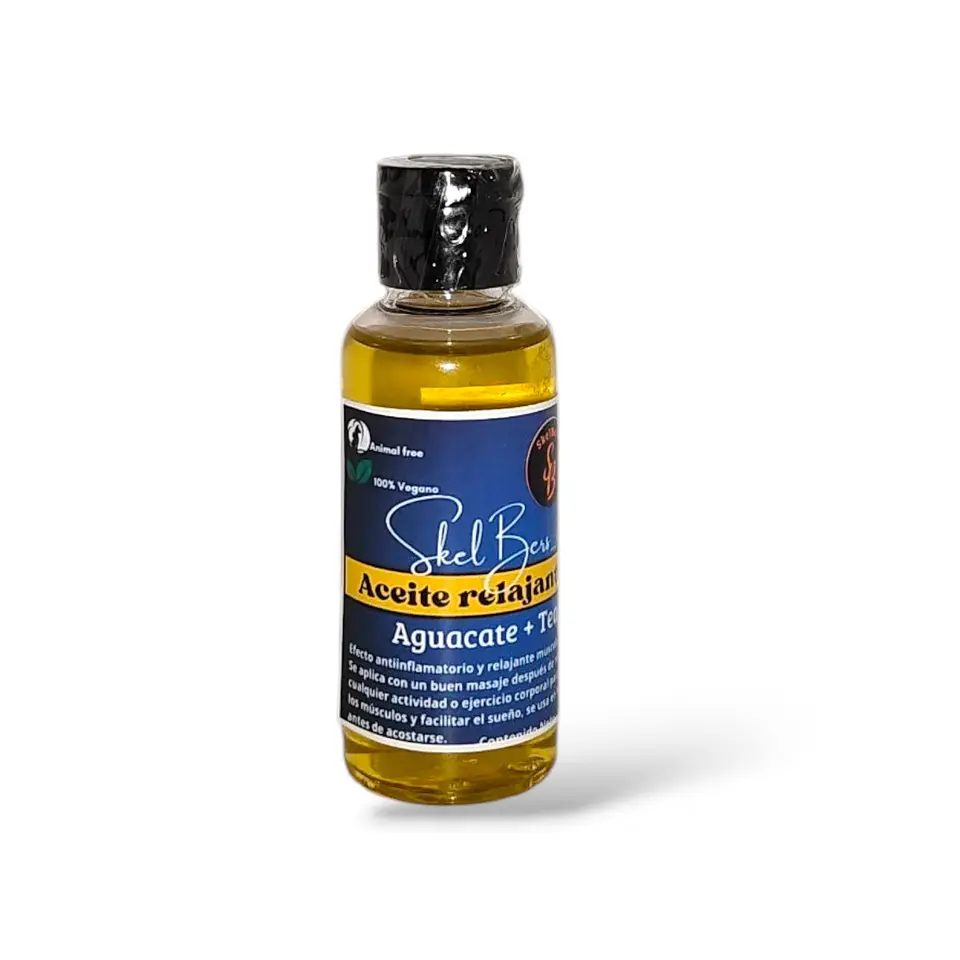 Aceite de masaje relajante muscular de té tree 3