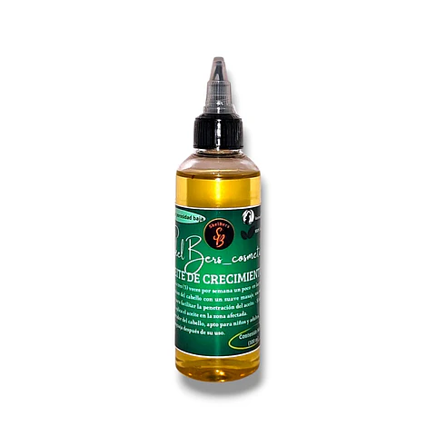 Aceite de crecimiento capilar para cabello débil y fino de porosidad baja