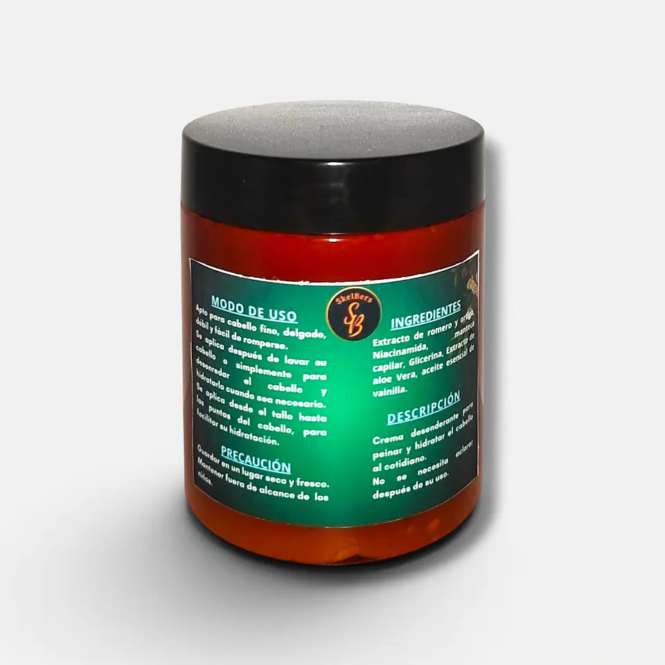 Crema hidratante para el cabello ondulado y rizado cabello débil, fino con porosidad baja 2