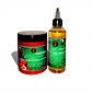 KIT de crema y aceite para cuidar el cabello ondulado, rizado y crespo débil y fino con porosidad baja - Miniatura 1