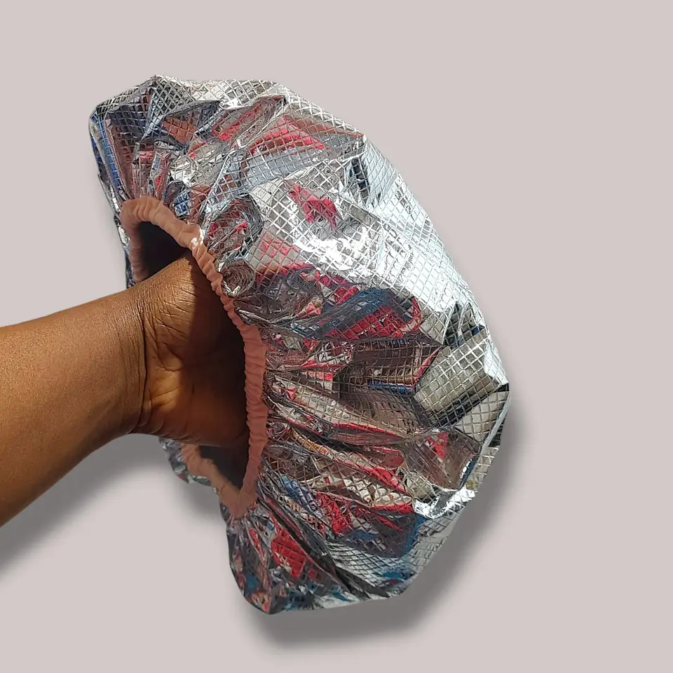 Gorro termico de aluminio para tratamiento capilar 2