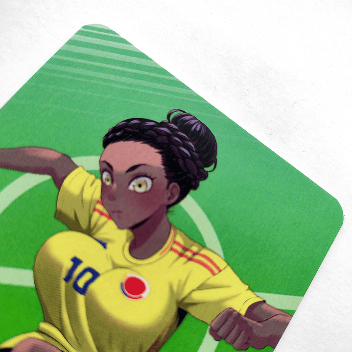 Carta Ilustrada - Jugadora colombiana 2