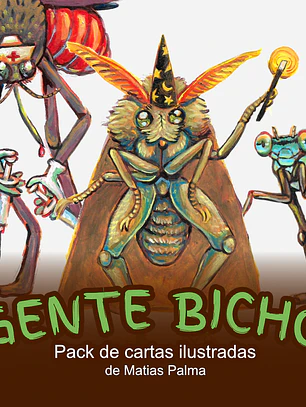 [PREVENTA]Pack cartas Ilustradas - Gente bicho
