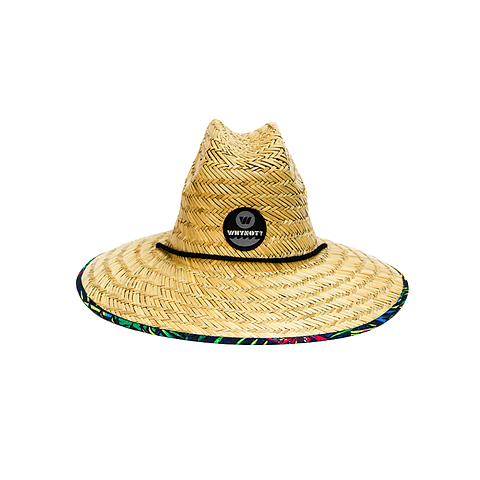 Sombrero de paja con forro tropical M-57cm