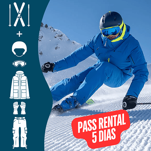 Equipo Standard Básico de Ski & Snowboard + Ropa (4 piezas) x 5 días