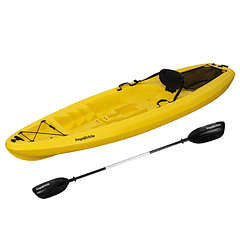 Kayak Single Pucón Amarillo + Remo