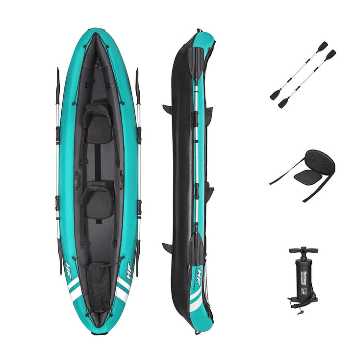 Kayak Inflable Doble Ventura 3.30MX86Cm  2