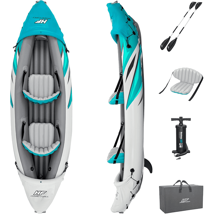 Kayak Inflable Doble  Rapid Elite 3.12m x 98cm 4