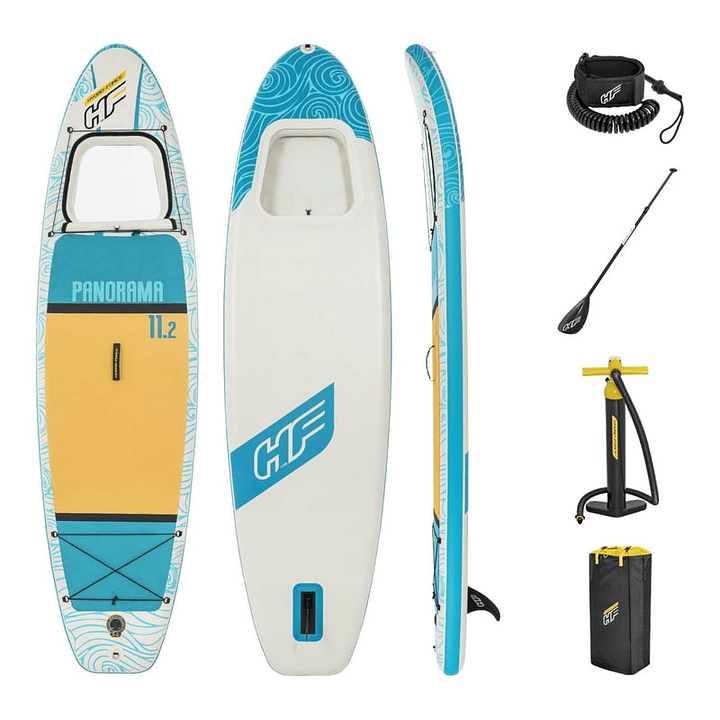 Stand Up Paddle Inflable Set con ventana 340x89x15cm 1