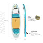 Stand Up Paddle Inflable Set con ventana 340x89x15cm 4