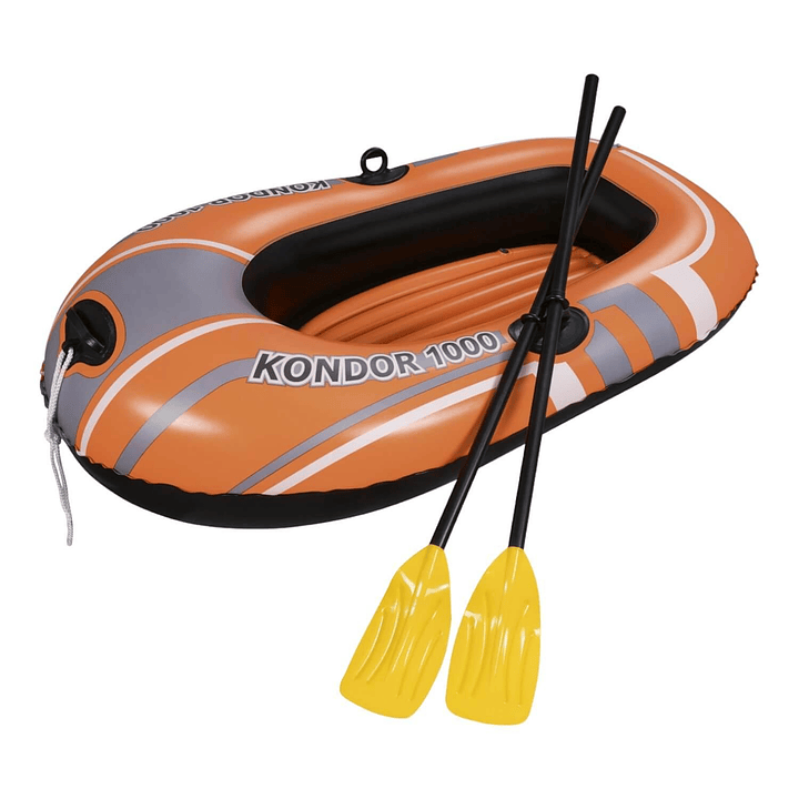 Bote Inflable Con Remos Kondor 1000 1.45MX84Cm 1