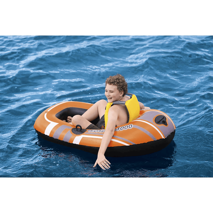 Bote Inflable Con Remos Kondor 1000 1.45MX84Cm 2