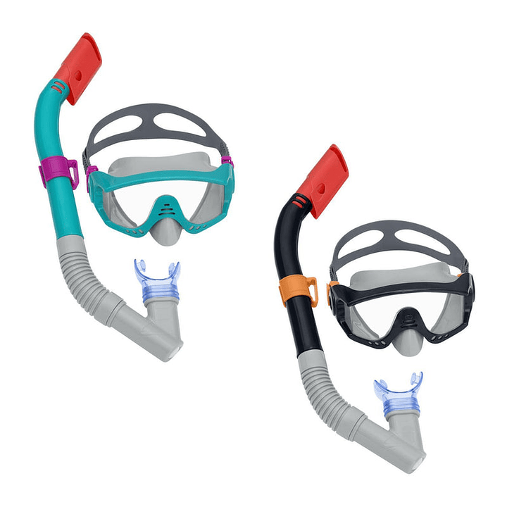 Set Máscara Snorkel Buceo Spark Wave Niños +14 Años 1