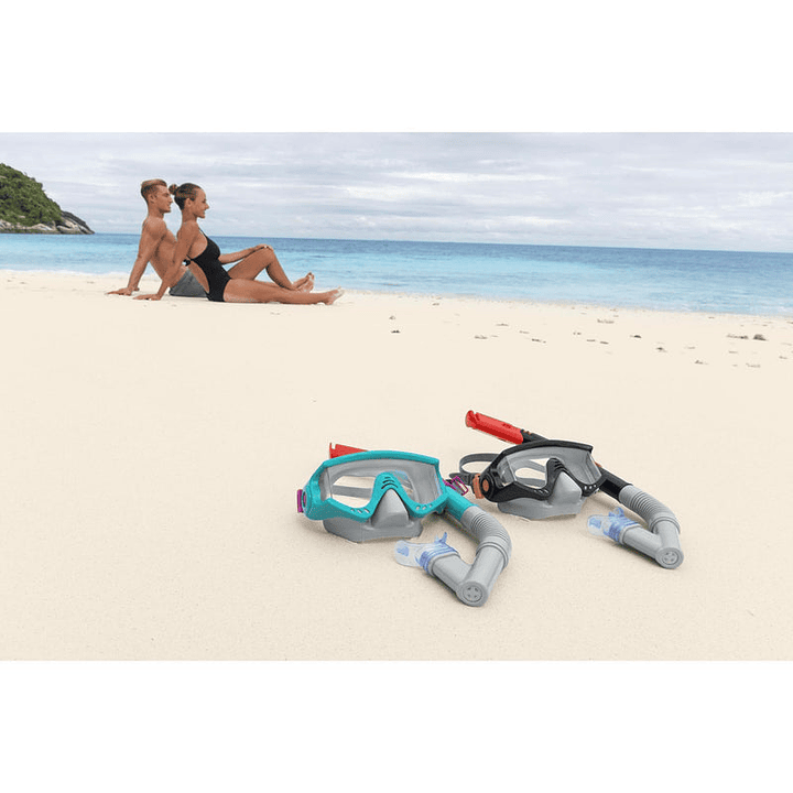 Set Máscara Snorkel Buceo Spark Wave Niños +14 Años 3