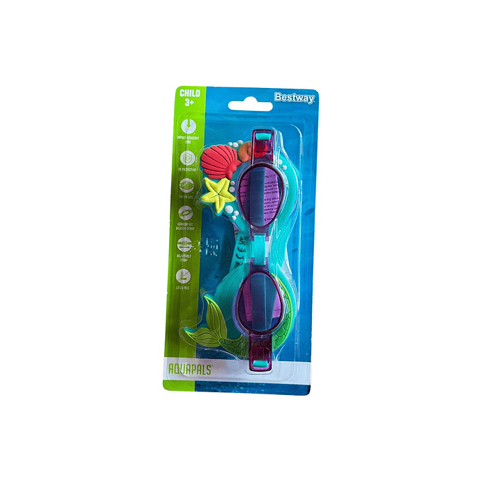 Lentes Anteojos Natación Character Niños 3+ Años 2