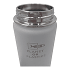 Botella Agua Termica Acero Inox. Gris 500ML 3