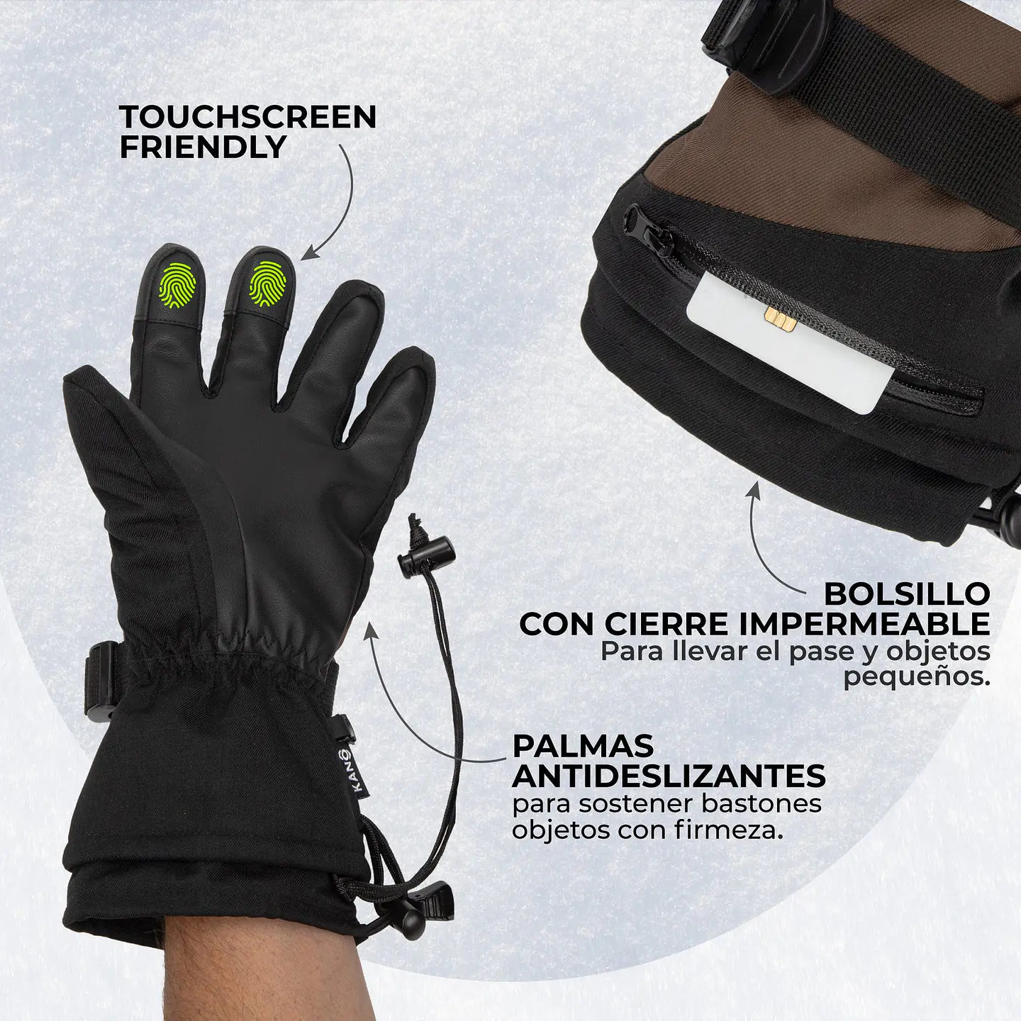 Guantes de Nieve Tronador PRO 5