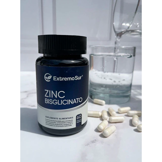 Zinc bisglicinato 60 cápsulas vegetales 