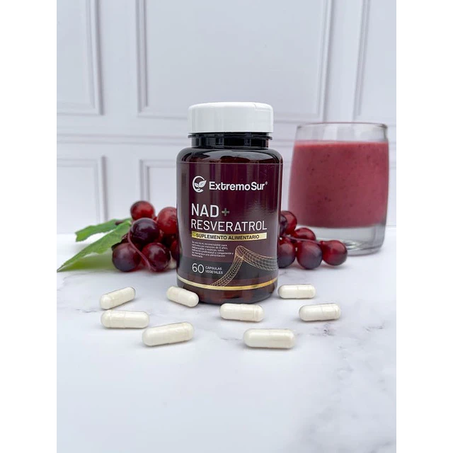 Nad+ Resveratrol 60 cápsulas vegetales