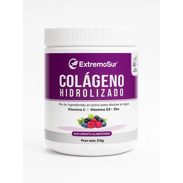 Colágeno hidrolizado Sabor Berries (PRODUCTO NO VEGANO)