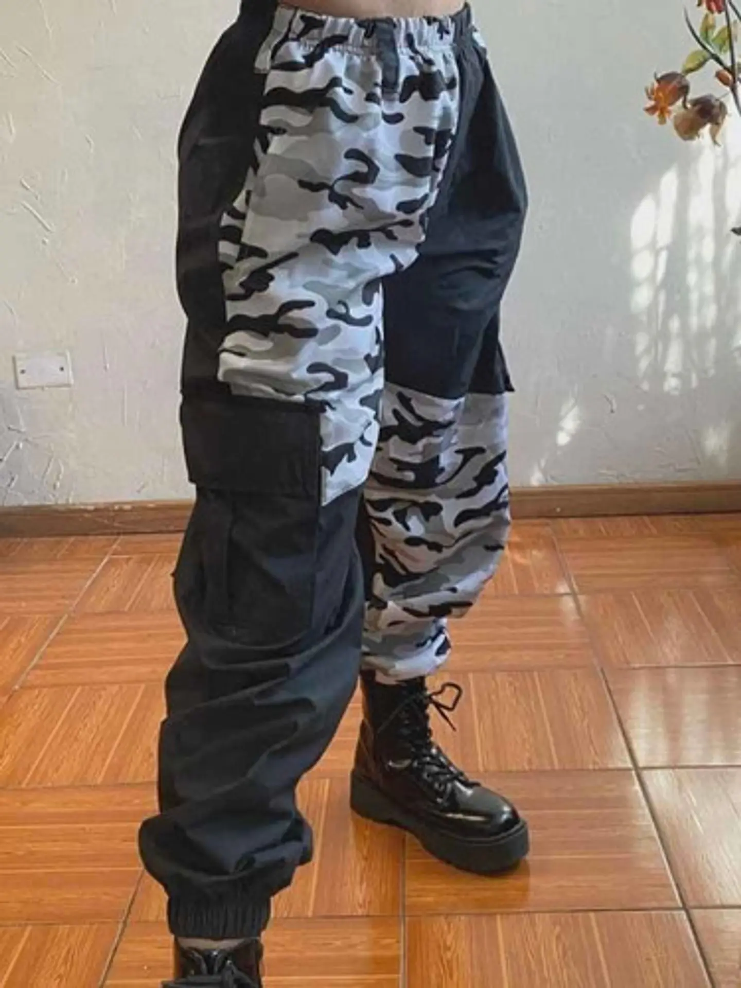 Pantalón Mix Black  1