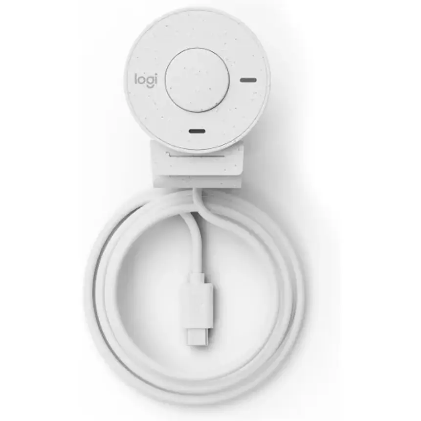 Cámara Web Logitech Brio 300,Full HD 1080p 30fps c/Micróf integrado USB Blanco 6