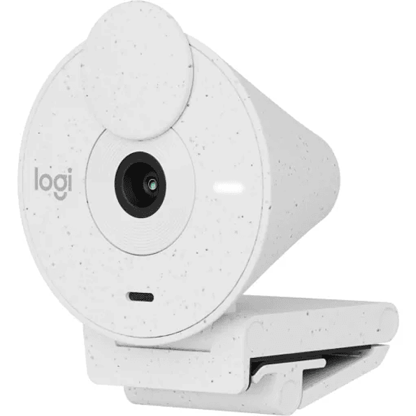 Cámara Web Logitech Brio 300,Full HD 1080p 30fps c/Micróf integrado USB Blanco 3