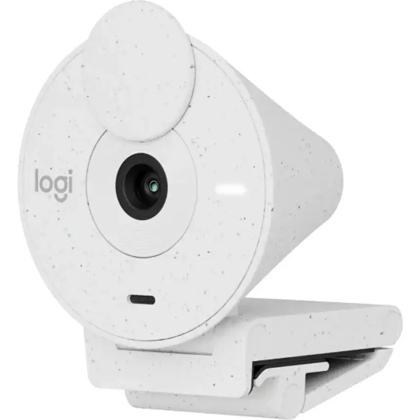 Cámara Web Logitech Brio 300,Full HD 1080p 30fps c/Micróf integrado USB Blanco 3