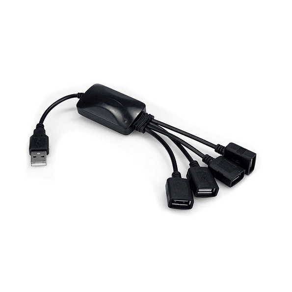 HUB USB XTech XTC-320, 4 Puerto USB Tipo-A Hembra Color negro 2