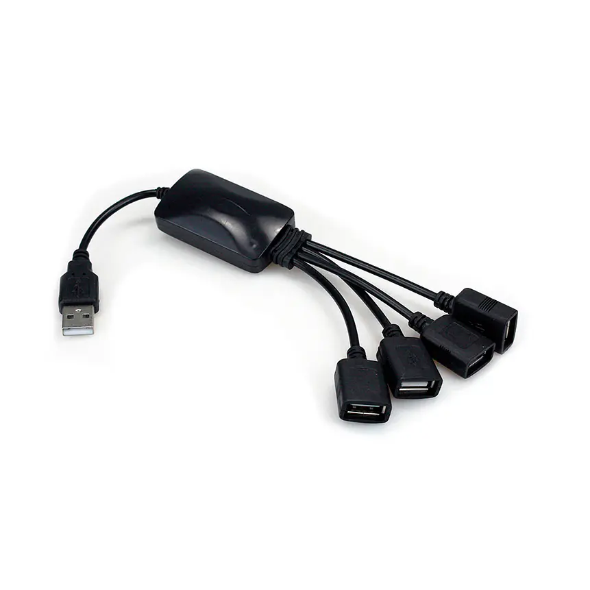 HUB USB XTech XTC-320, 4 Puerto USB Tipo-A Hembra Color negro 2