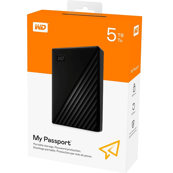 Western Digital My Passport 5 TB [WDBPKJ0050BBK-WESN] 1