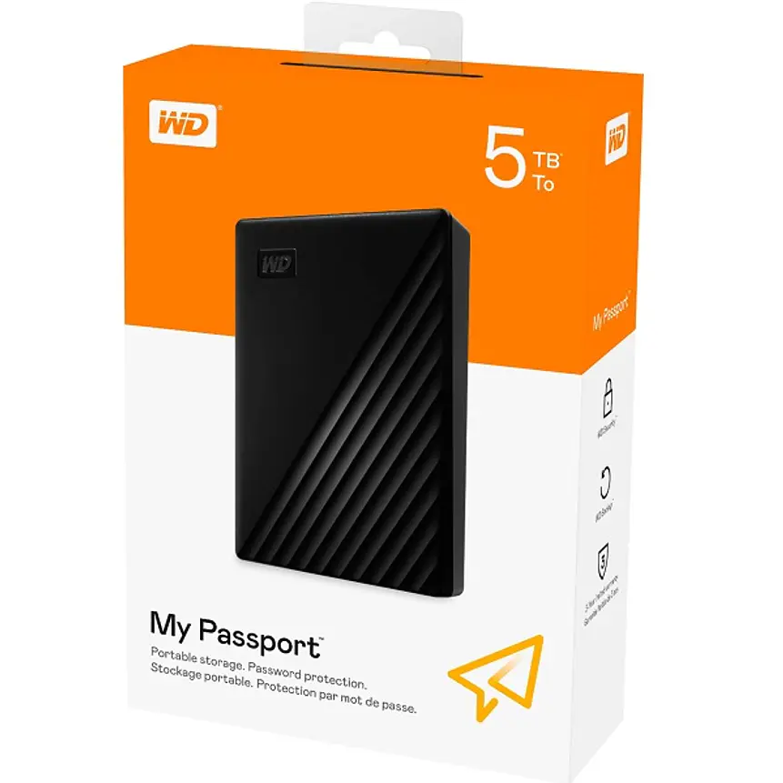 Western Digital My Passport 5 TB [WDBPKJ0050BBK-WESN] 1